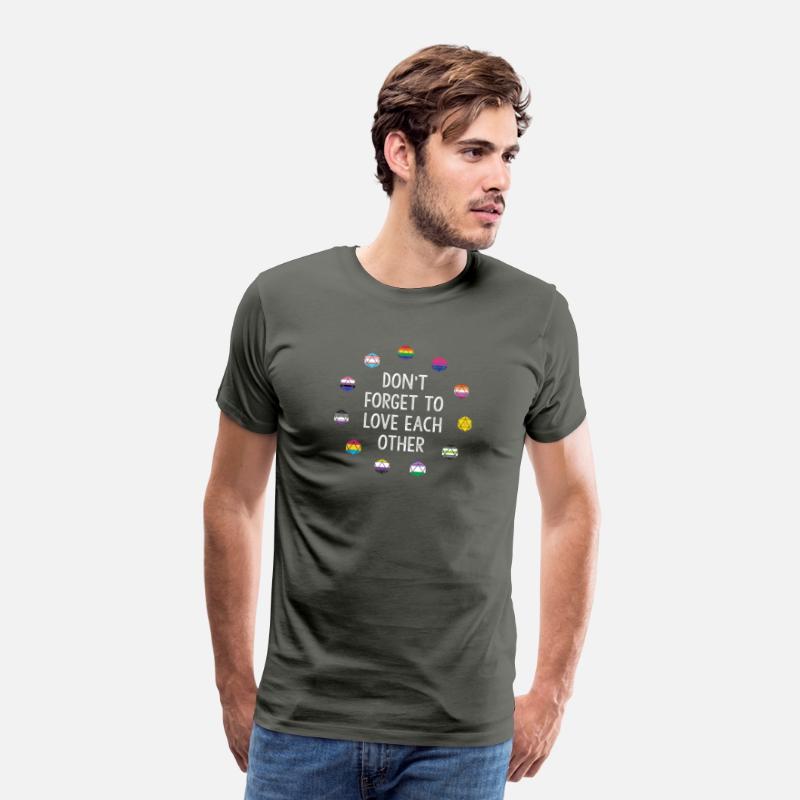 Don't Forget To Love Each Other Apparel LGBT Q+
