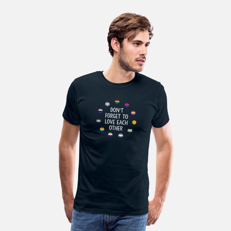 Don't Forget To Love Each Other Apparel LGBT Q+